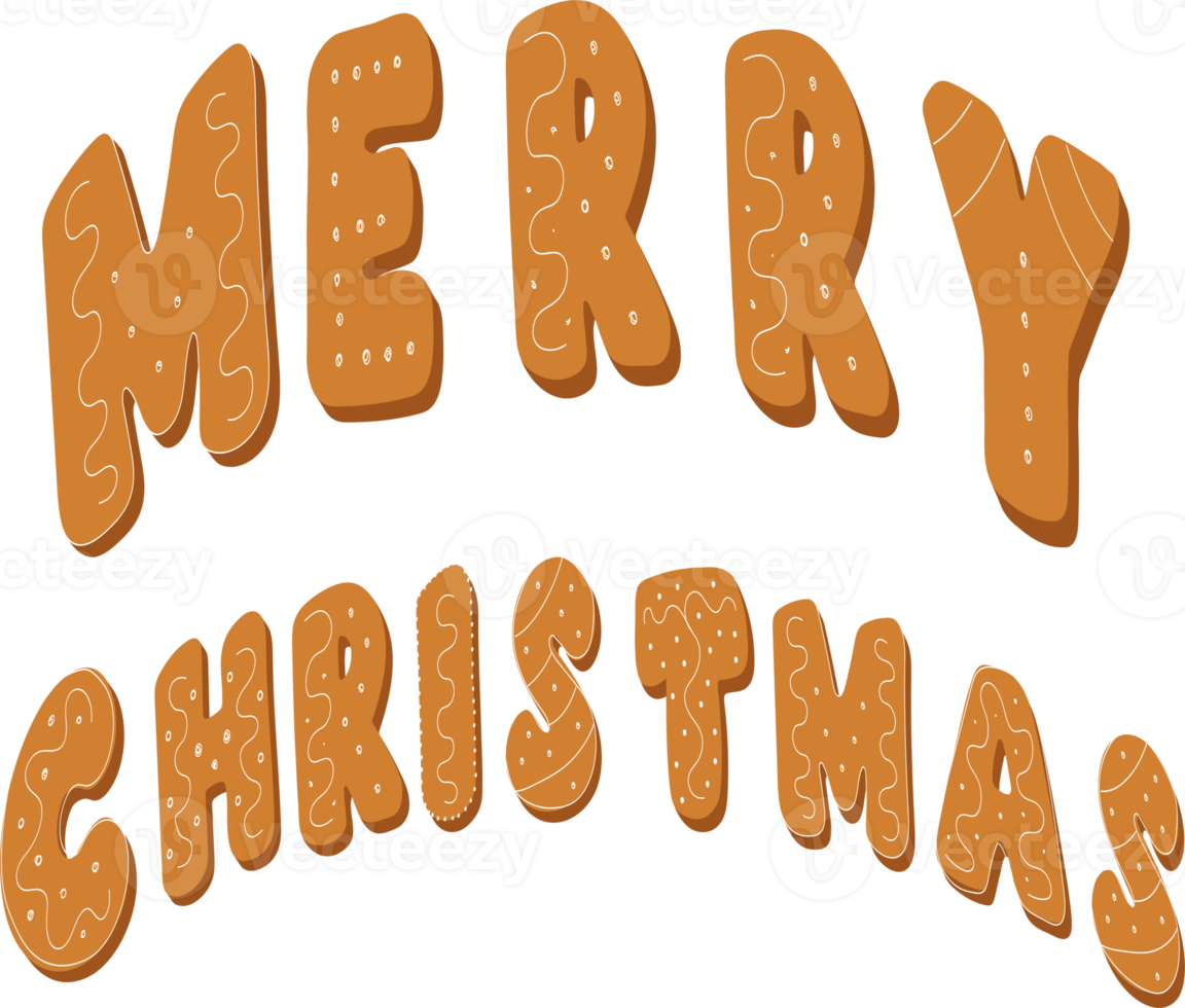 letras feliz navidad letras galletas de navidad. png