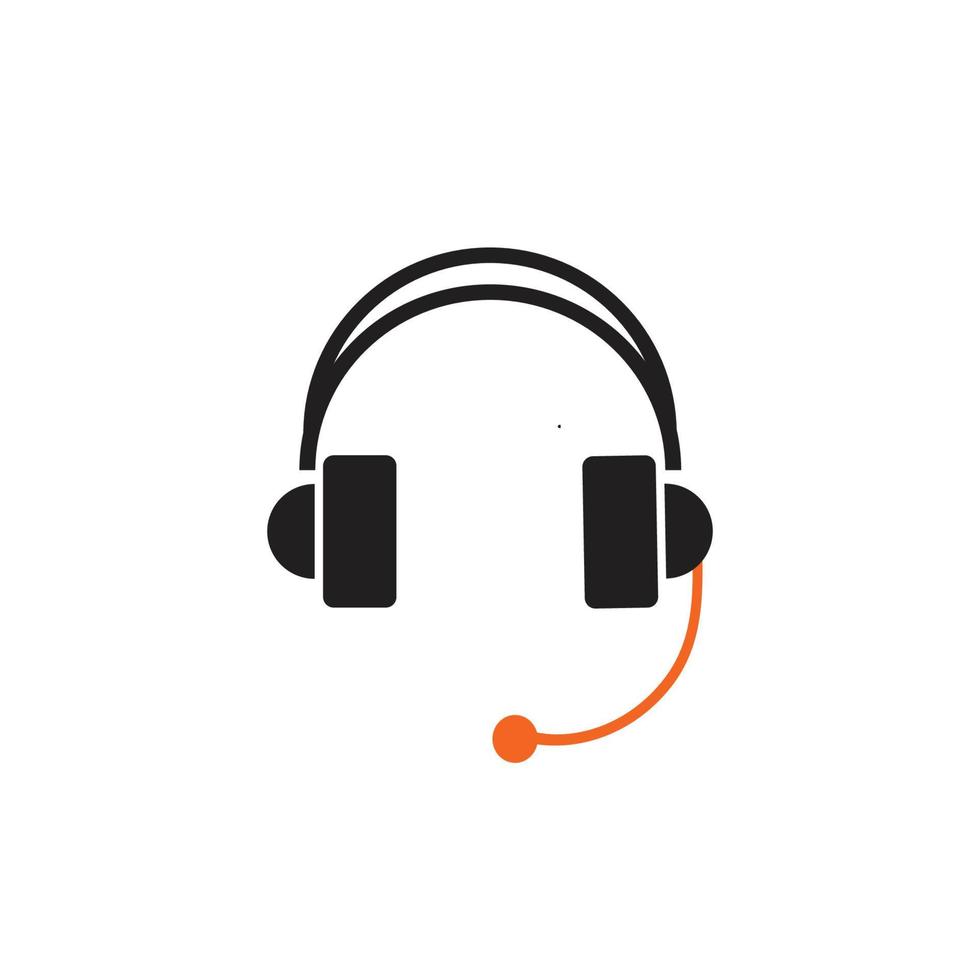 headphone logo vector 13859812 Vector Art at Vecteezy