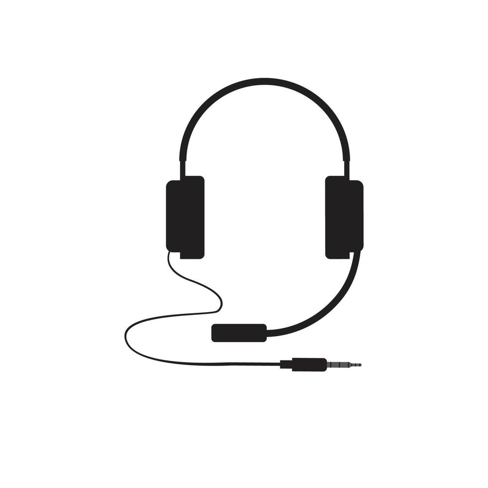 headphone logo  vector