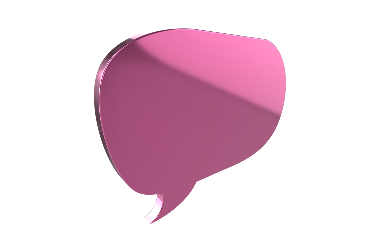 Realistic 3d Speech Bubble. PNG Transparent Background. Design Template, Banner, Web. Announcement, Attention Concept Marketing time concept