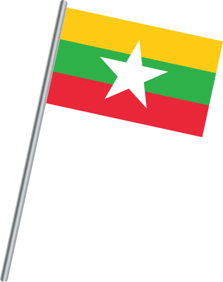 Myanmar flag symbol png