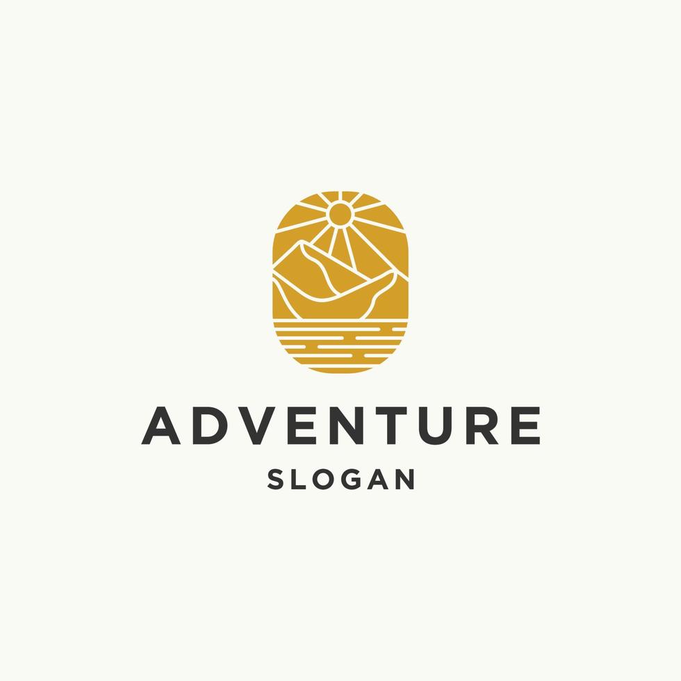 Adventure logo template vector illustration design