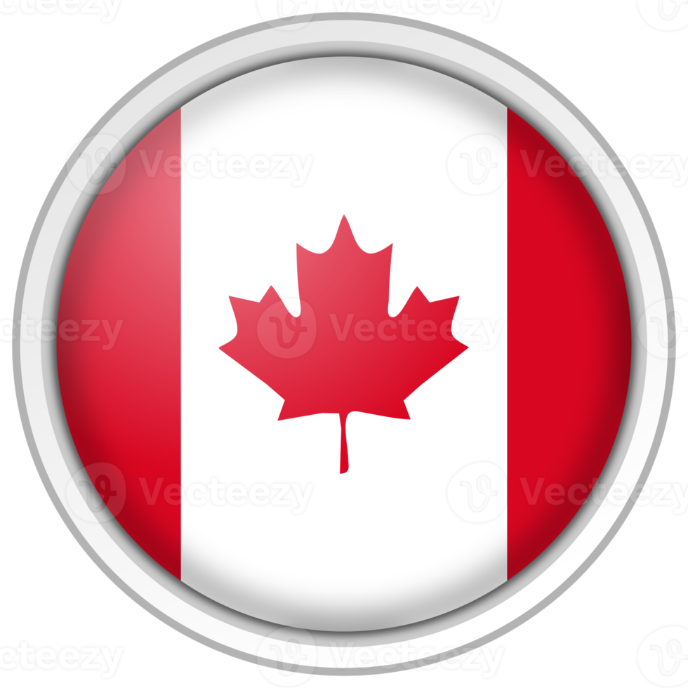 bandera del círculo de canadá png