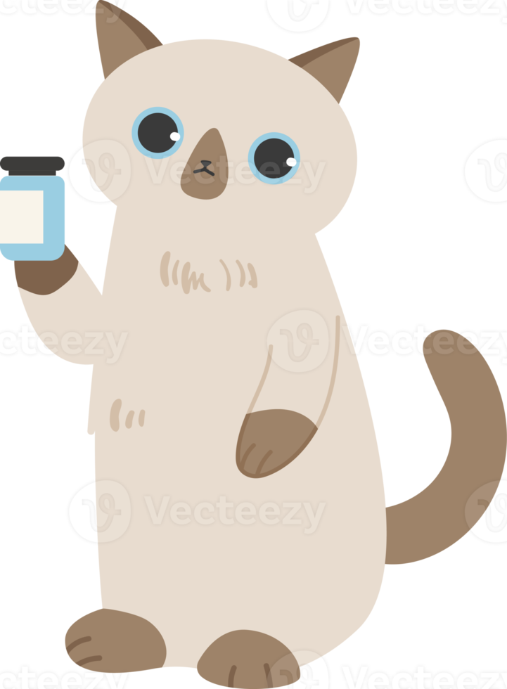 Cute Veterinarian Cat png