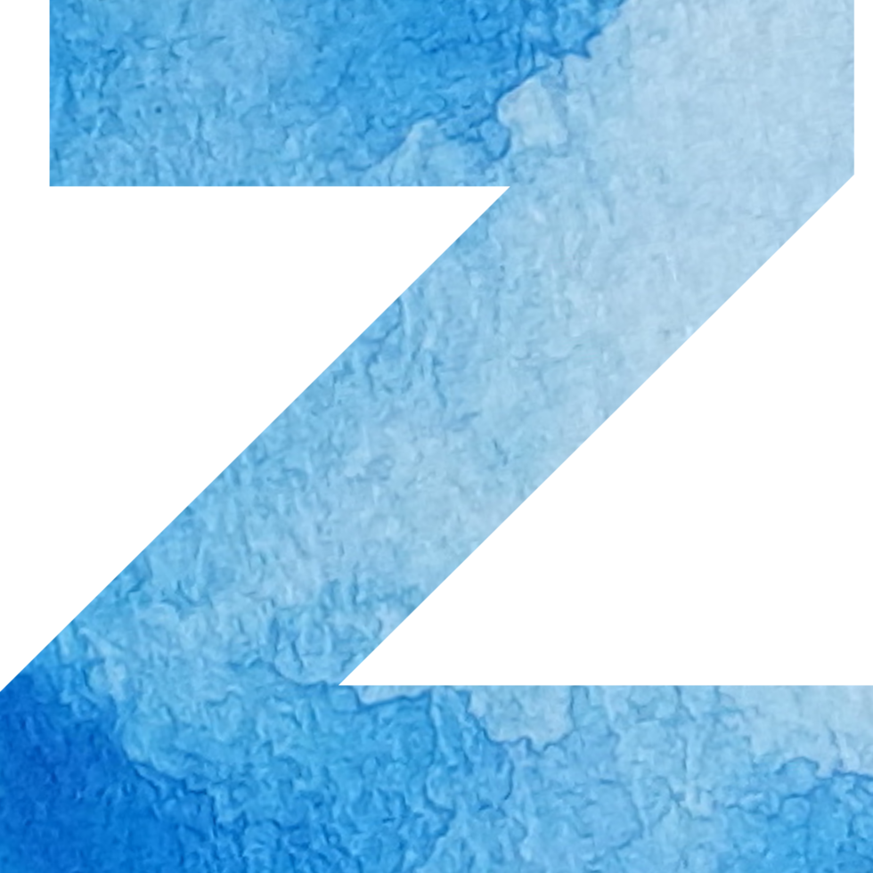 Aquarellbuchstabe z png