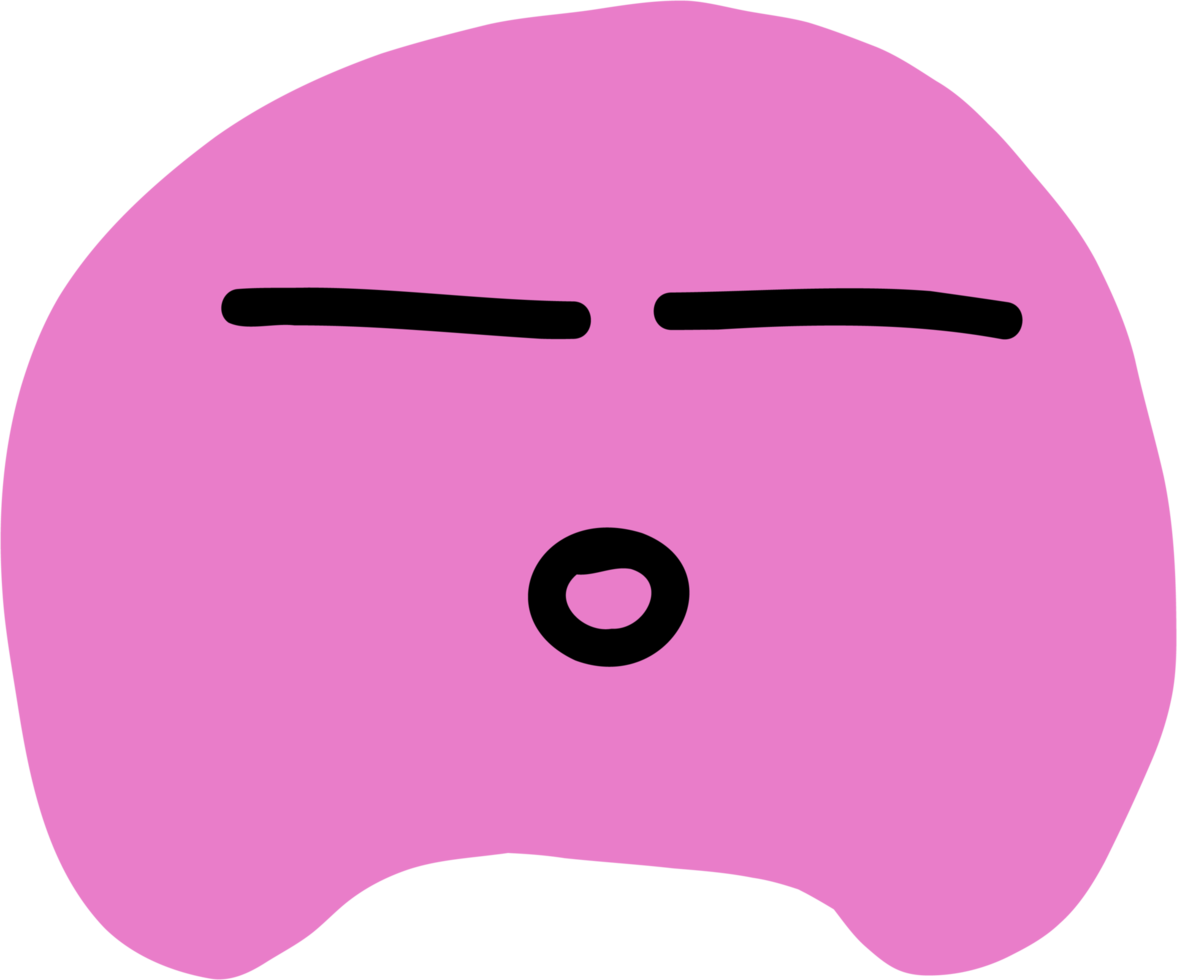 dibujo a mano alzada de emoticonos. png