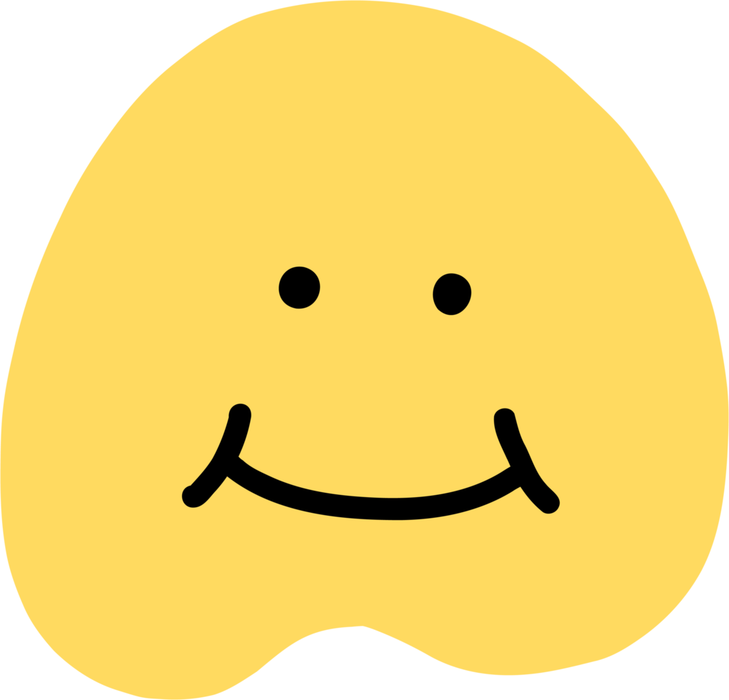 dibujo a mano alzada de emoticonos. png