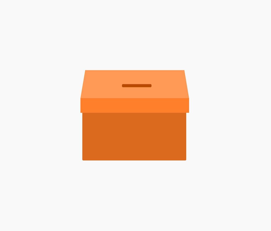 Vote ballot box for voting icon vector