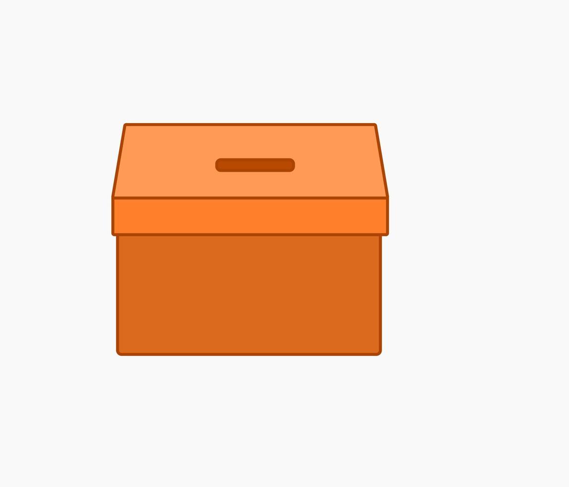 Vote ballot box for voting icon vector