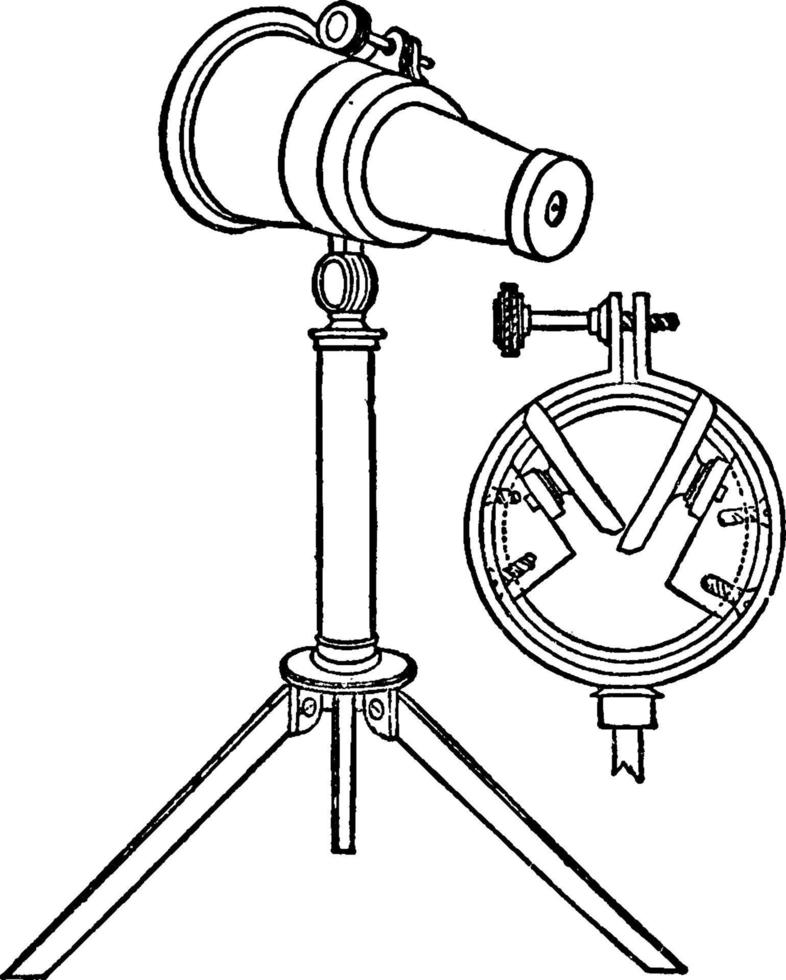 Polyangular Kaleidoscope, vintage illustration. vector