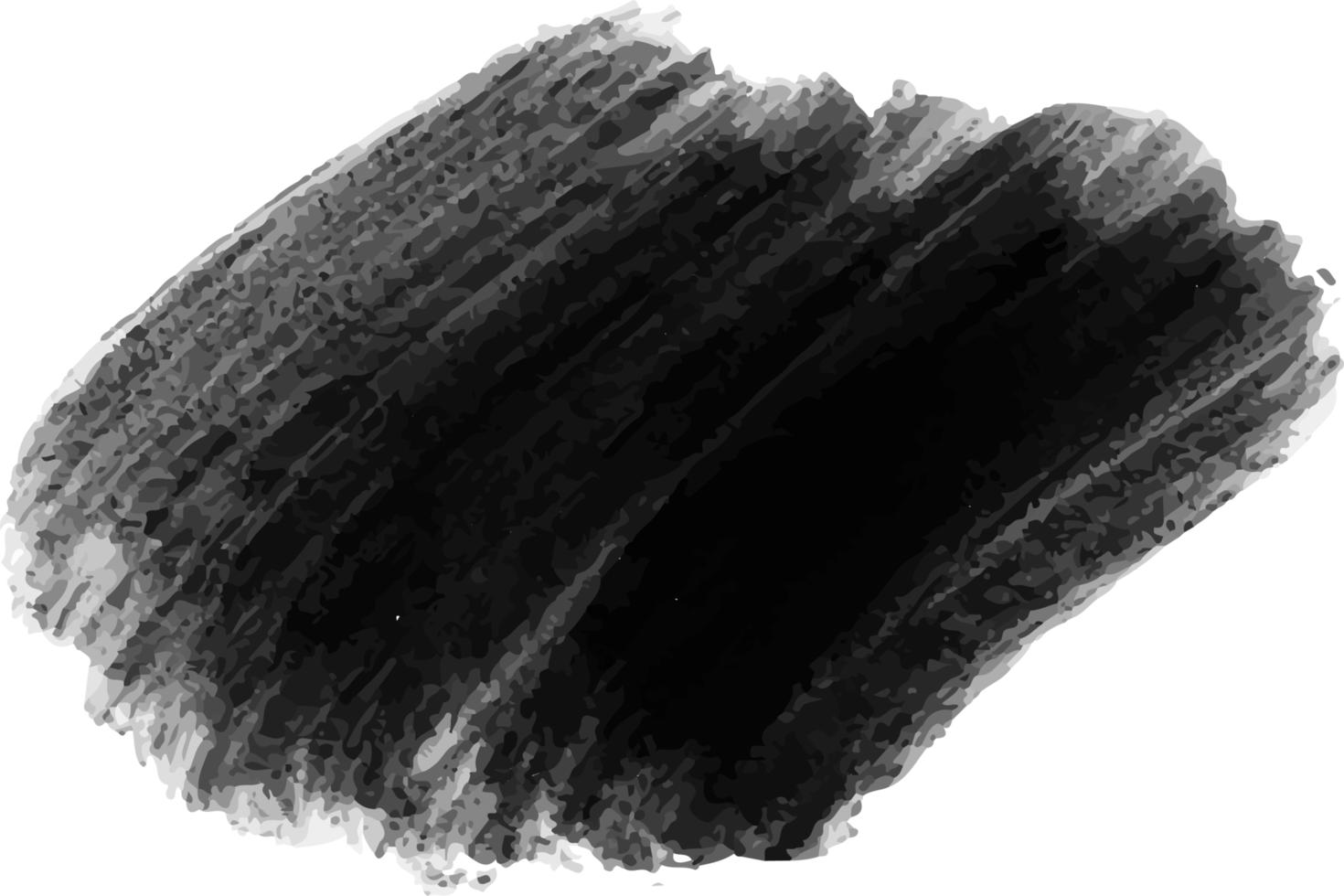 Black Ink Brush multiply transparency png