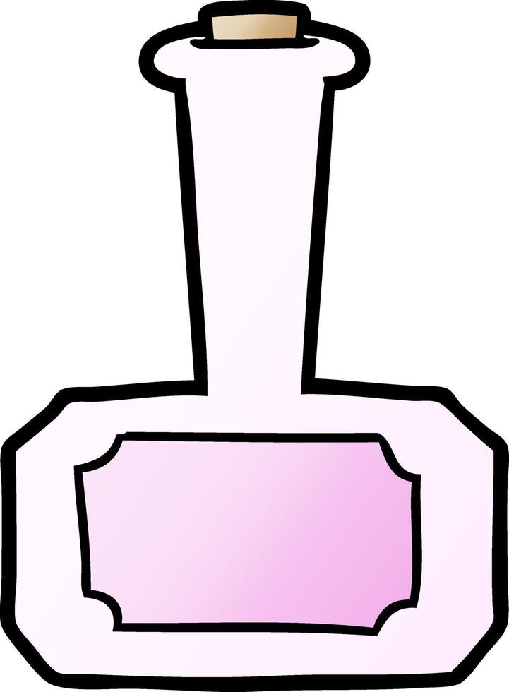 cartoon perfume bottle vector