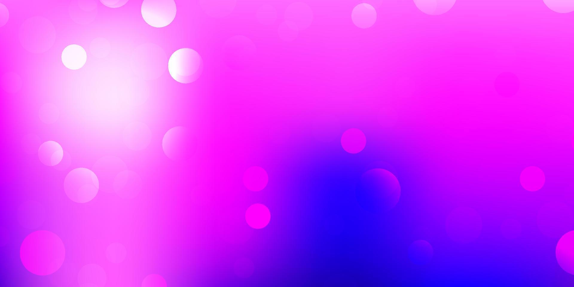 Light purple, pink vector pattern with abstract shapes.