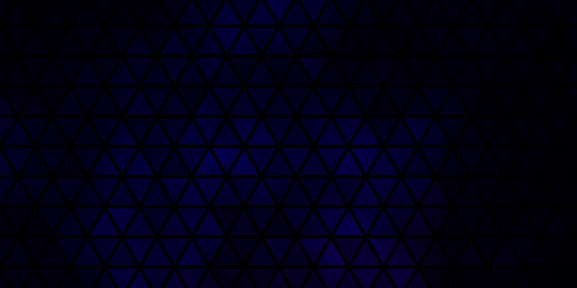 Dark Blue, Red vector background with polygonal style.