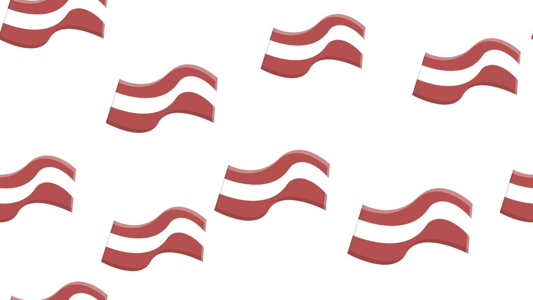 vector seamless breakfast pattern with bacon slices