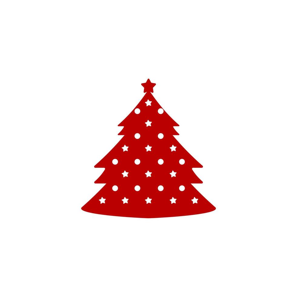 icono simple del día de navidad de diciembre vector