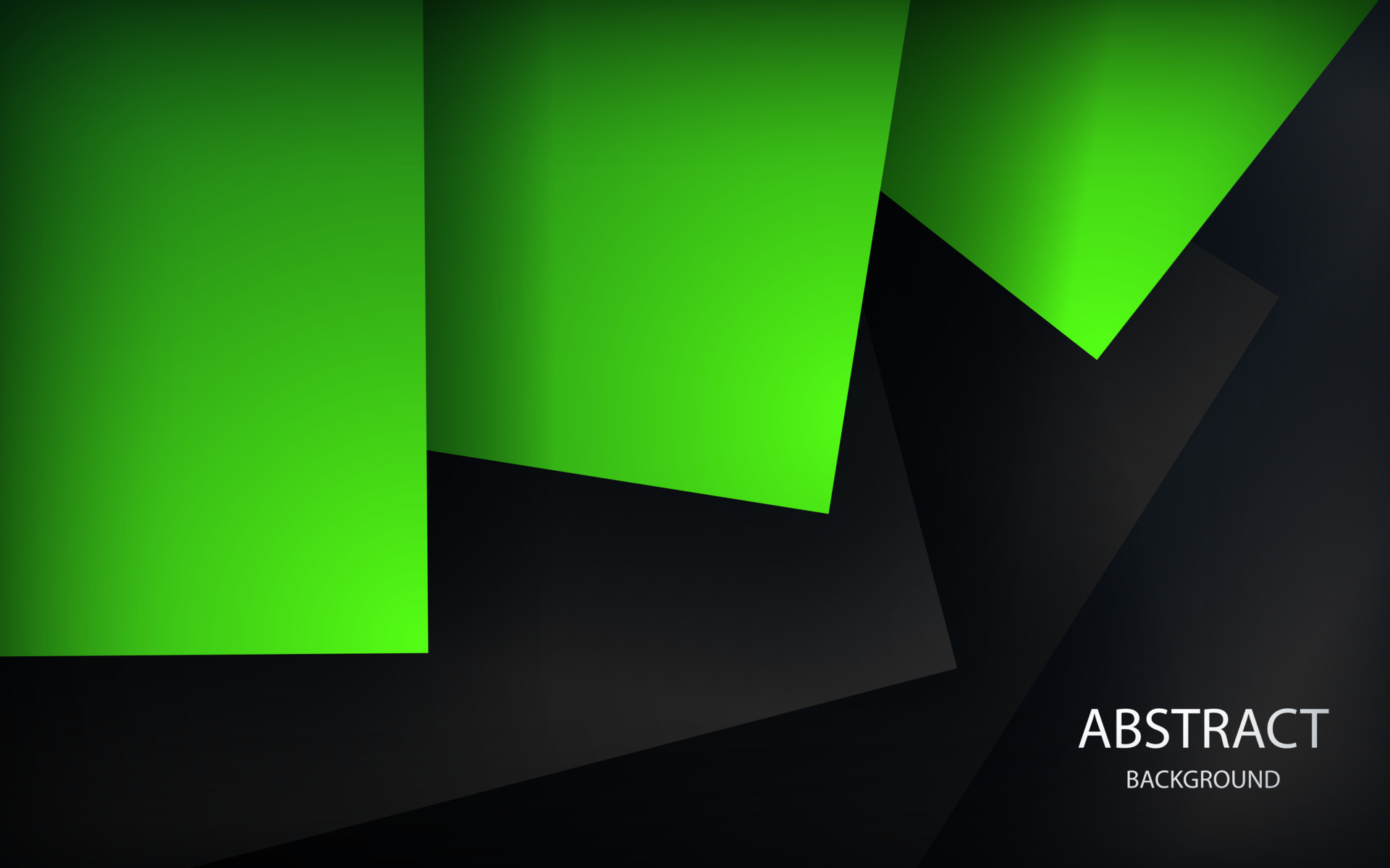 green background overlap dimension grey vector illustration message