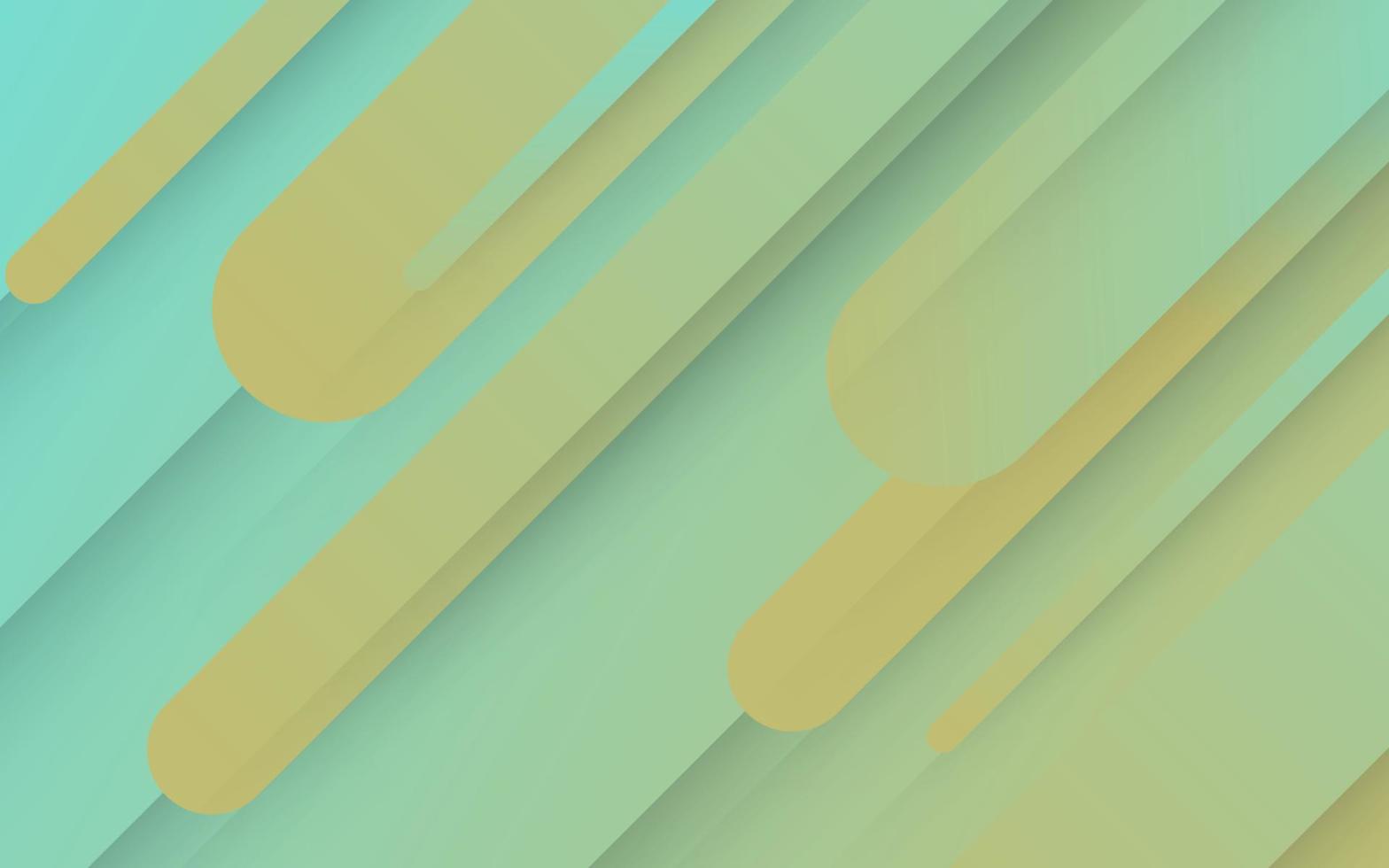 abstract green yellow with rounded overlap shape decoration background. eps10 vector