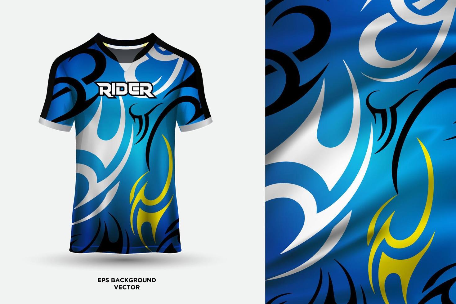 New modern sports jersey design background vector