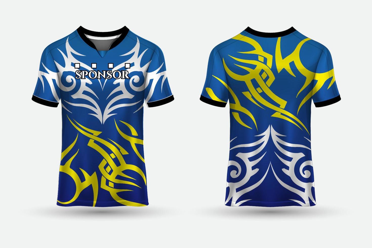 nuevo diseño de camiseta deportiva camiseta abstracta adecuada para carreras, fútbol, juegos, motocross, juegos, ciclismo. vector