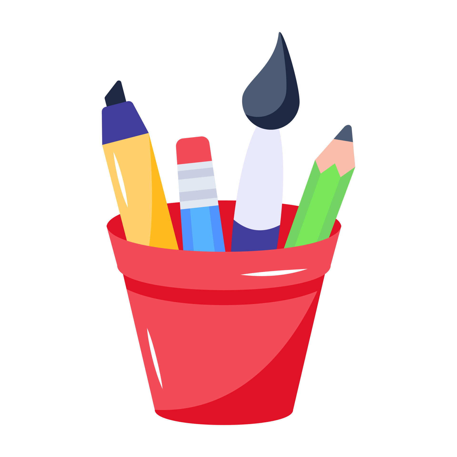 Download flat icon of stationery 13864144 Vector Art at Vecteezy