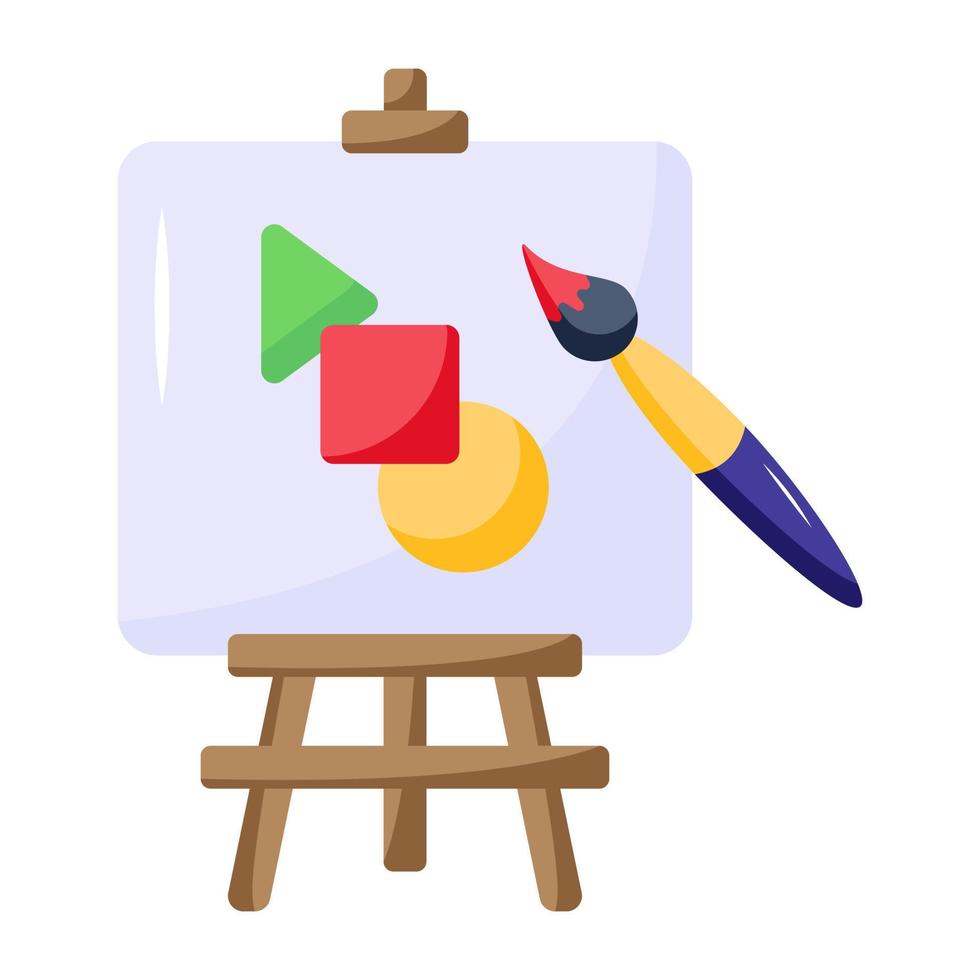 Download flat icon of stationery vector