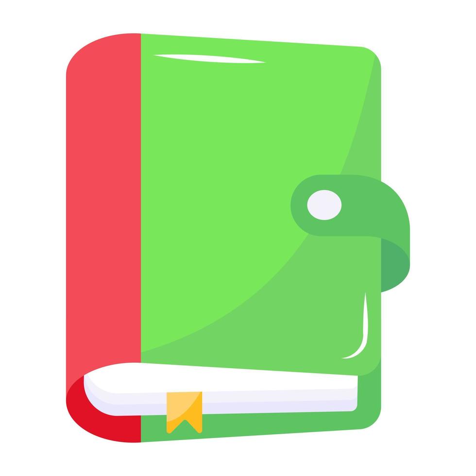 Grab a flat icon of study vector