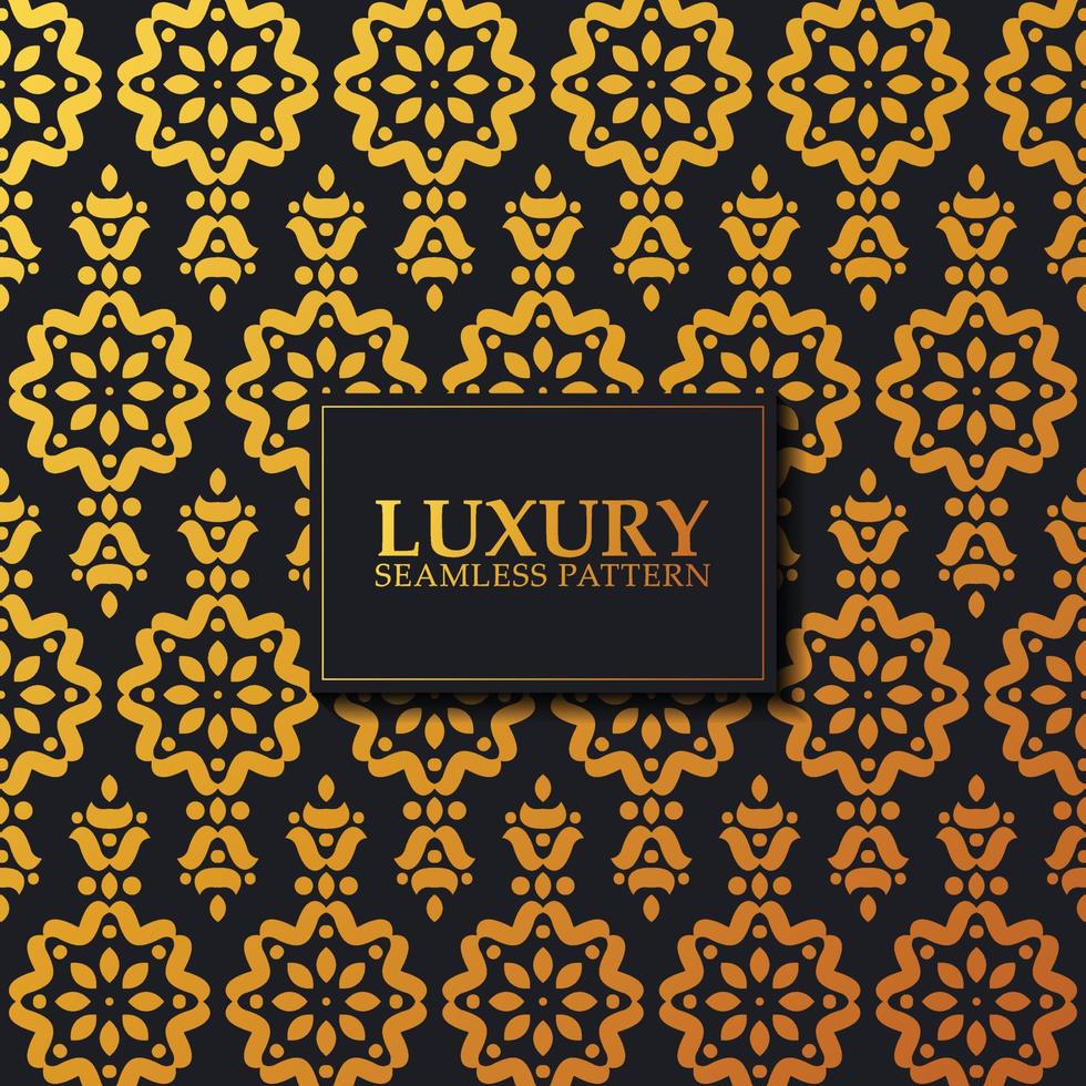 luxury dark seamless pattern background vector