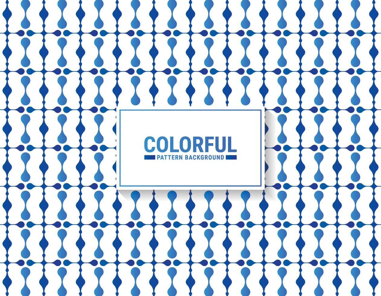 Colorful abstract geometric pattern design vector