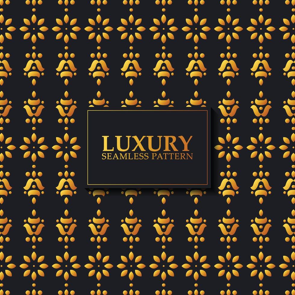 luxury dark seamless pattern background vector