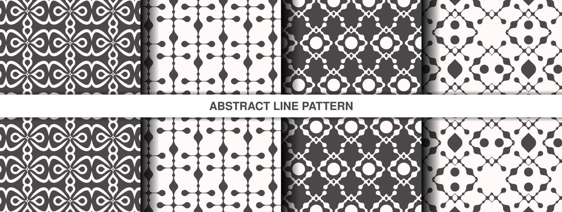 Collection of seamless ornamental ethnic patterns vector