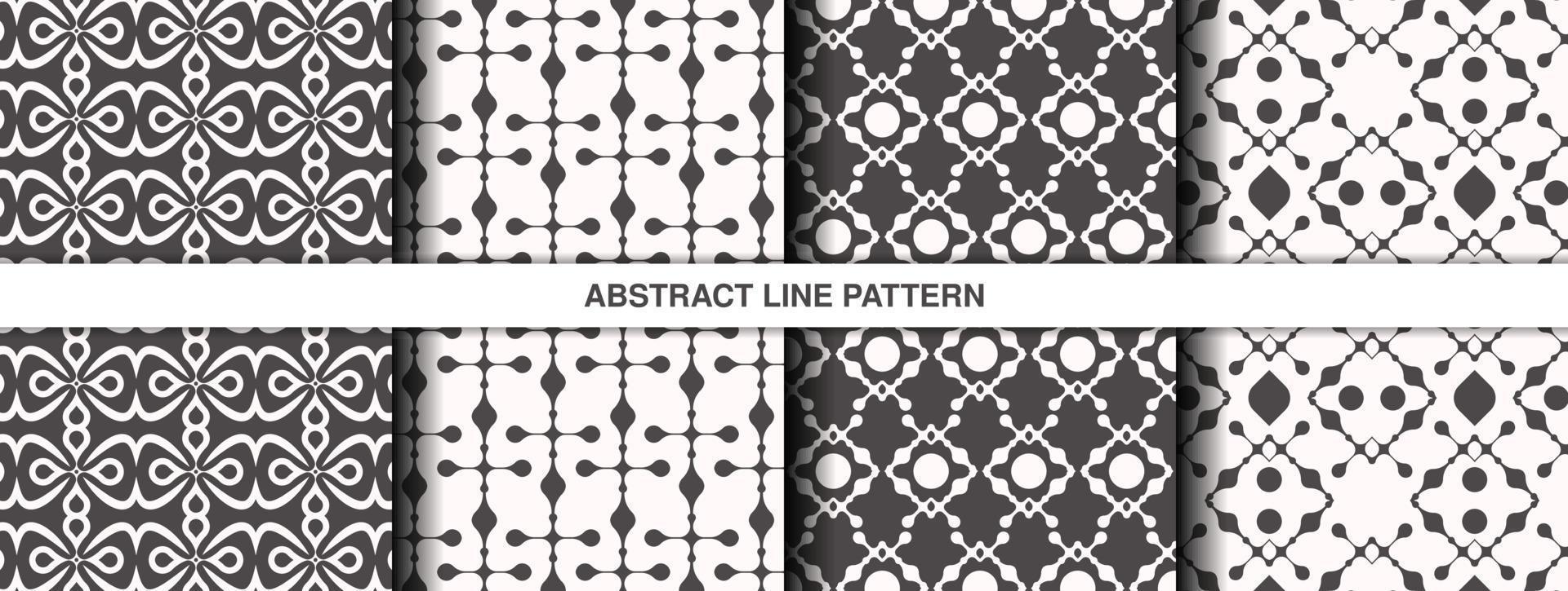 Collection of seamless ornamental ethnic patterns vector