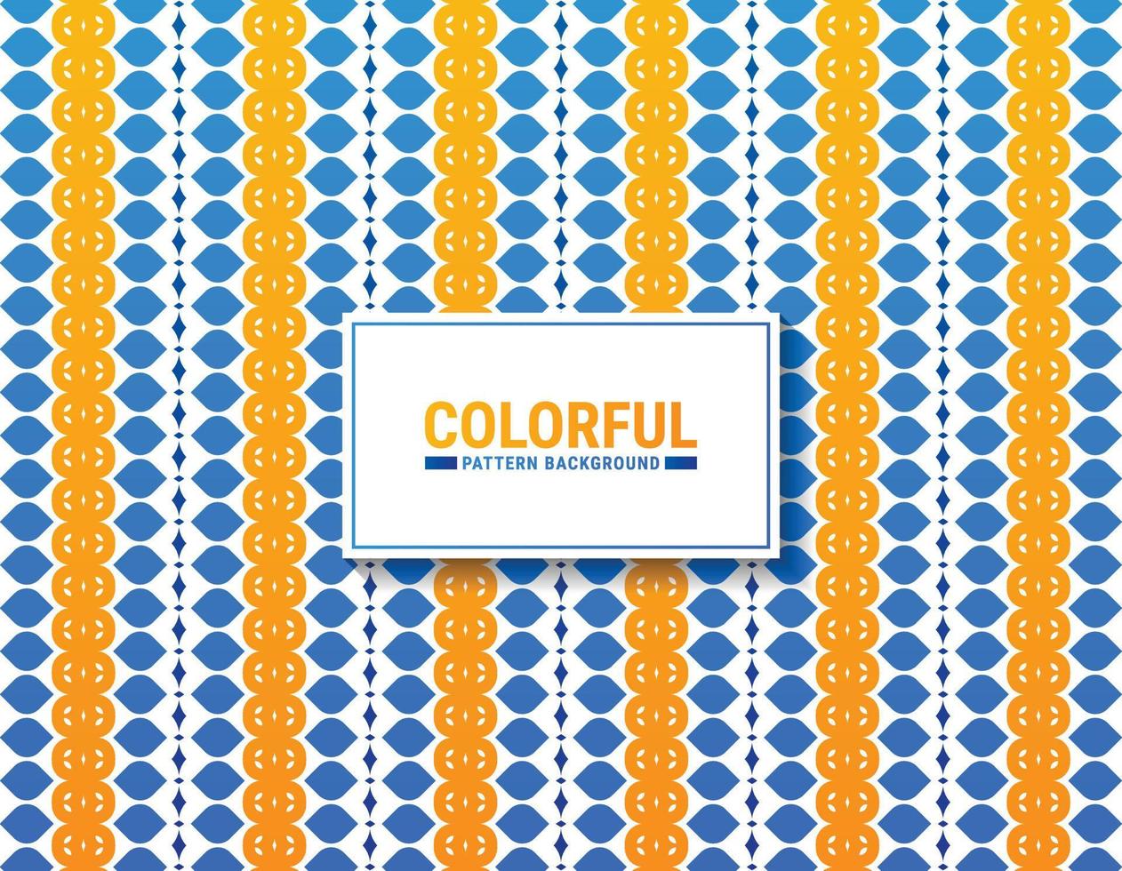 Colorful abstract geometric pattern design vector