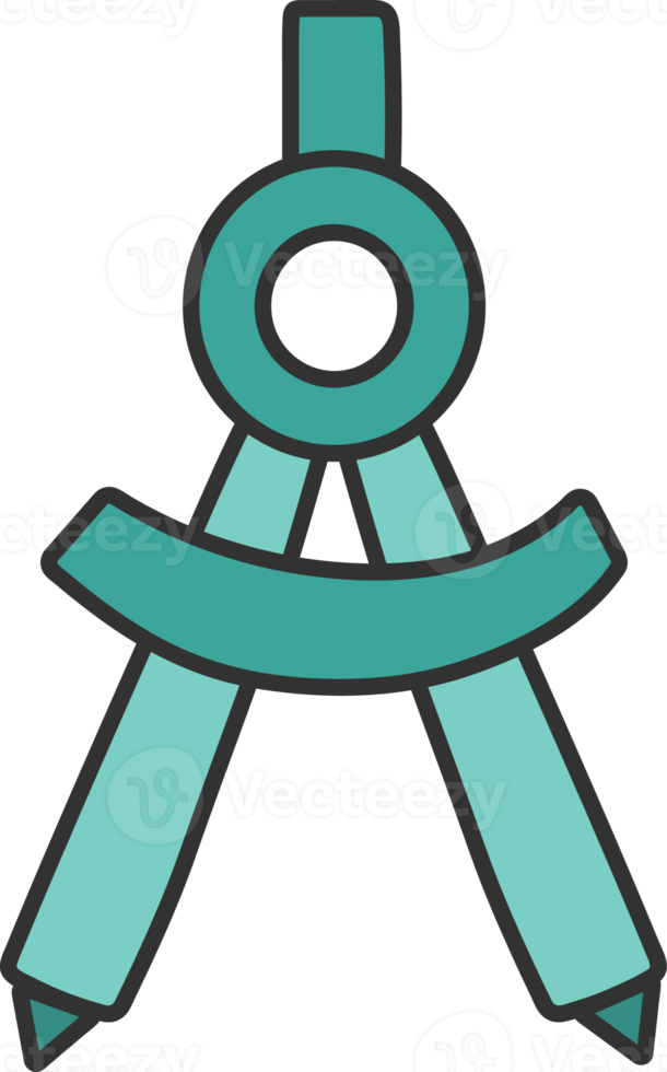 Compasses element, Back to School icon set. png
