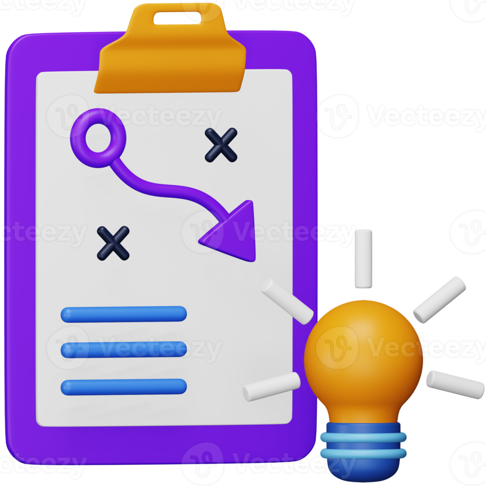 Strategy 3d rendering isometric icon. png