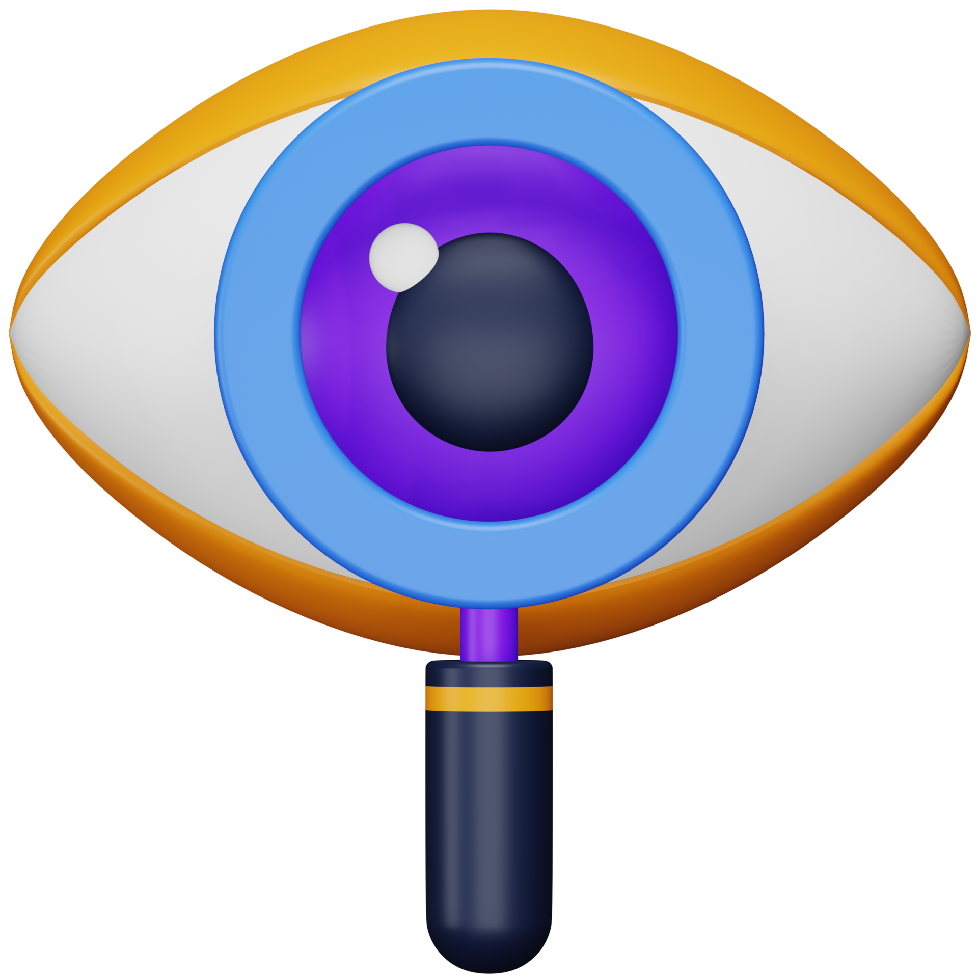 Free Vision 3d rendering isometric icon. 13866255 PNG with Transparent