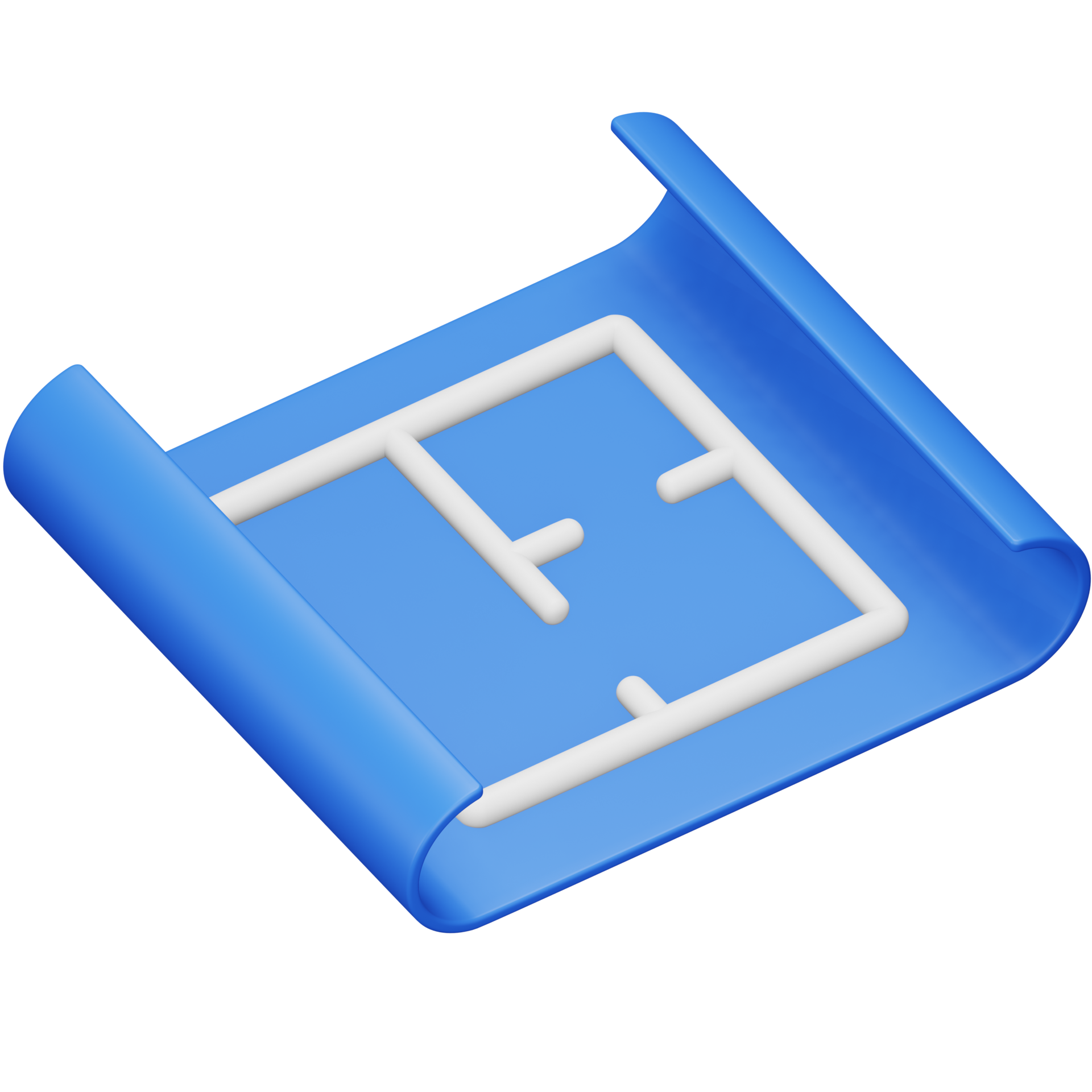 House Plan 3d Rendering Isometric Icon 13866264 PNG