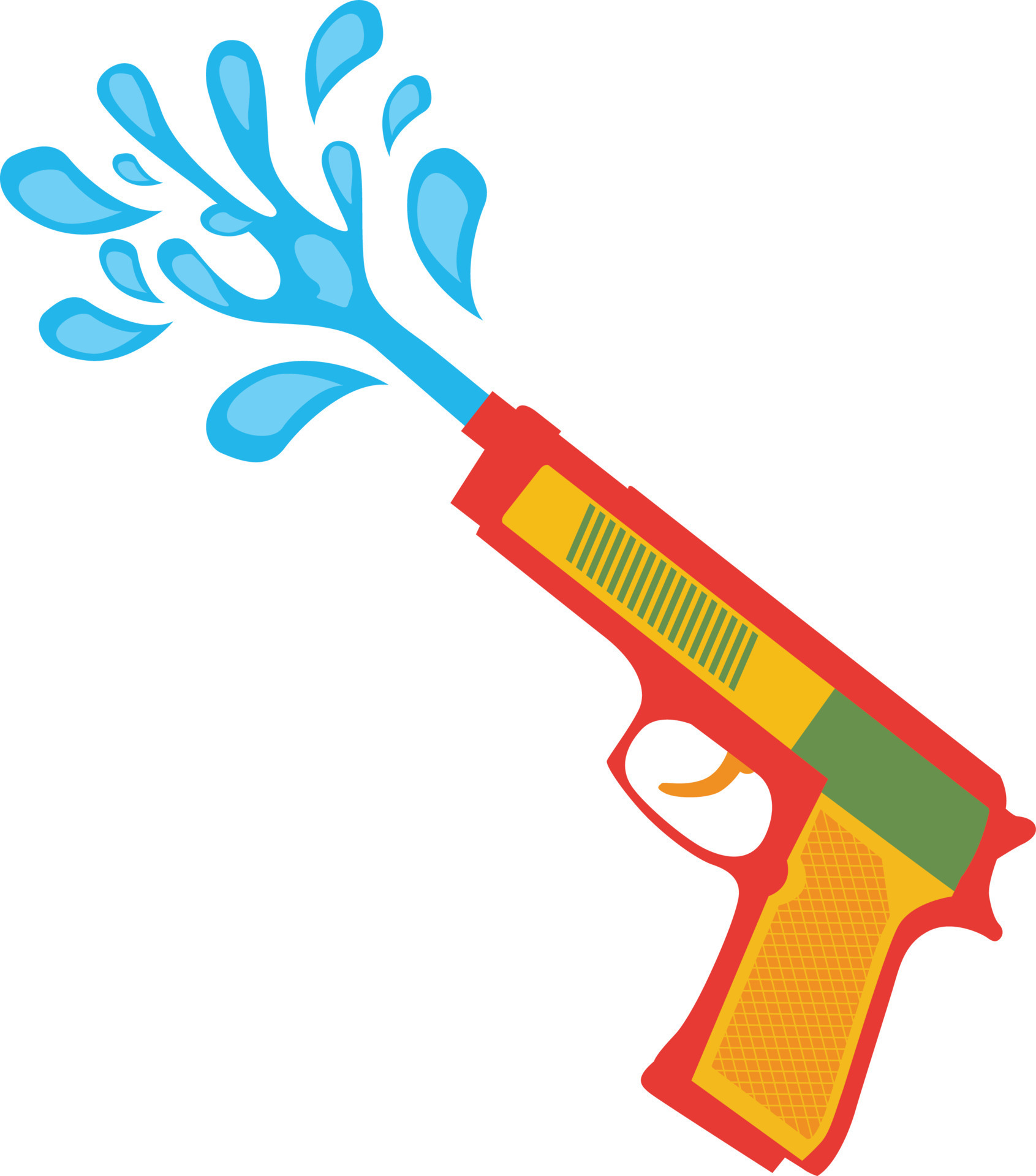 Cartoon water gun 13866327 Vector Art at Vecteezy