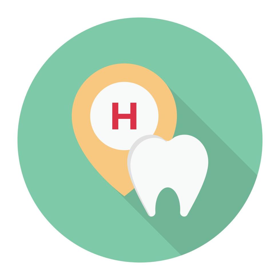 dental location vector illustration on a background.Premium quality symbols.vector icons for concept and graphic design.