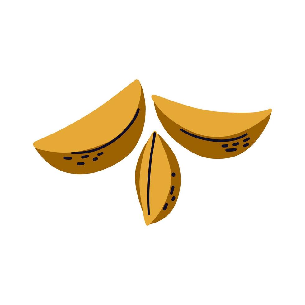 Cartoon design food element. Hand drawn french fries vector