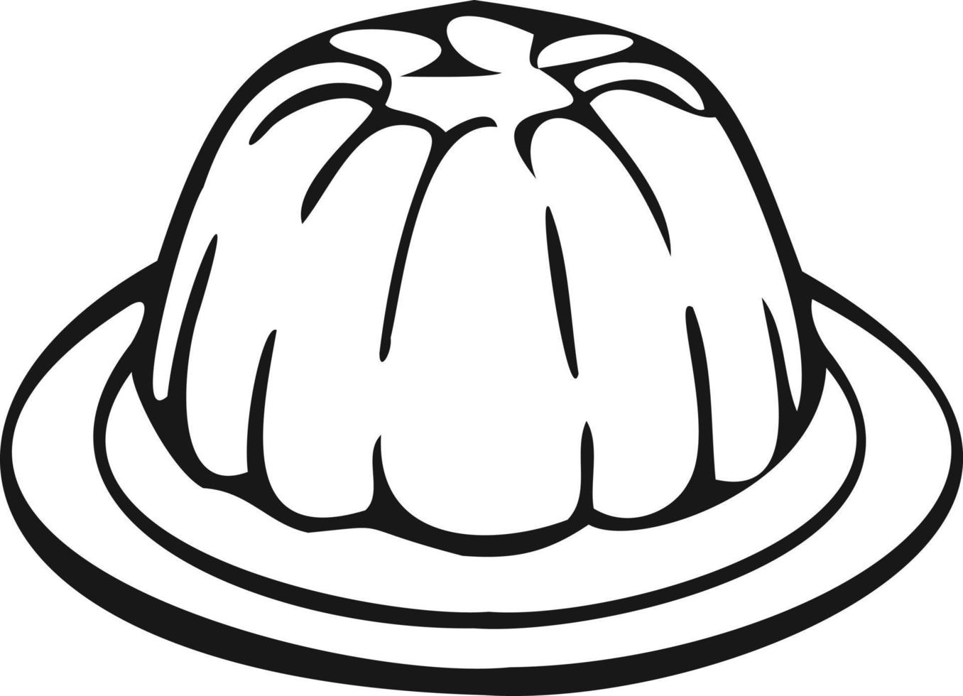 Modern icon festive jelly symbol. White background 13868685 Vector Art