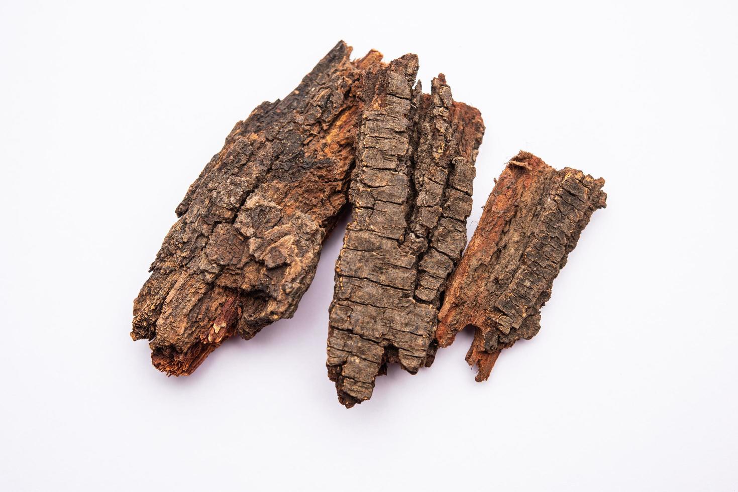 Babul Chaal or Acacia Bark also known as Vachellia,Nilotica bark,Kikar Chaal, Gum Arabic Tree Bark photo