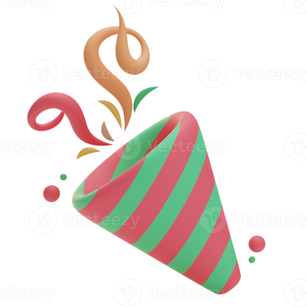 3d-rendering weihnachtskonfetti-illustration png