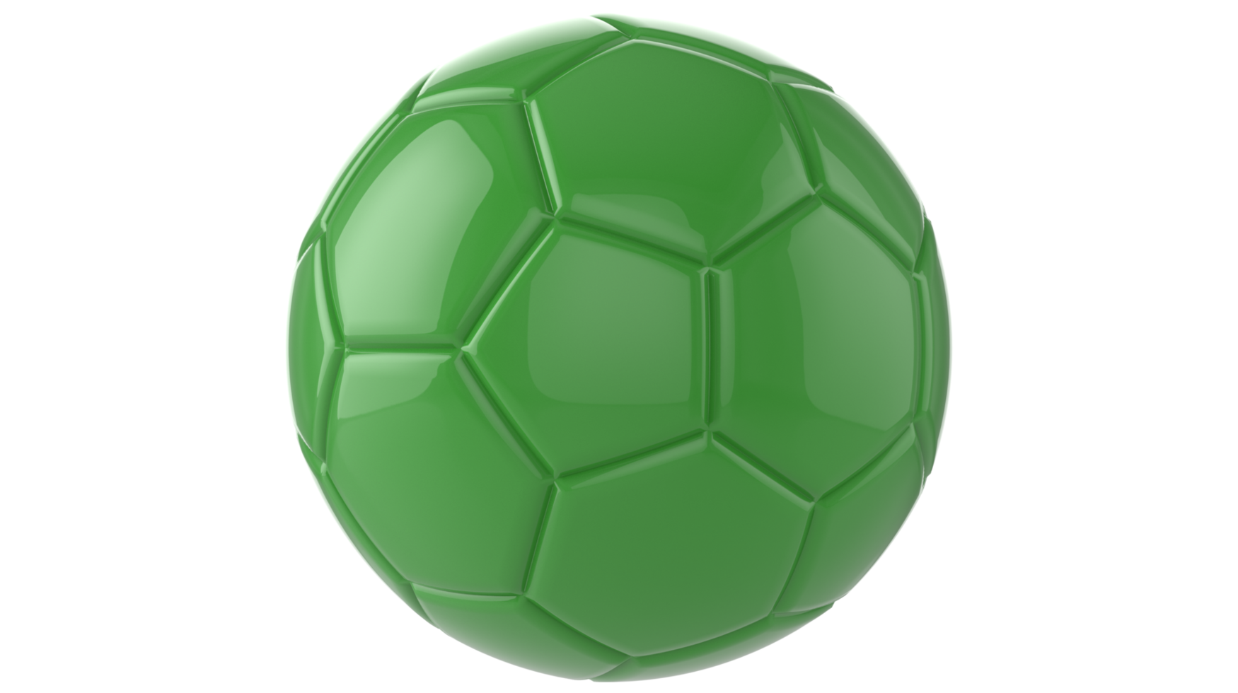 3d realistic soccer ball with the flag of Libya on it isolated on transparent PNG background