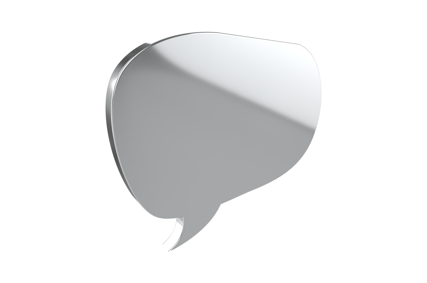 Realistic 3d Speech Bubble. PNG Transparent Background. Design Template, Banner, Web. Announcement, Attention Concept Marketing time concept