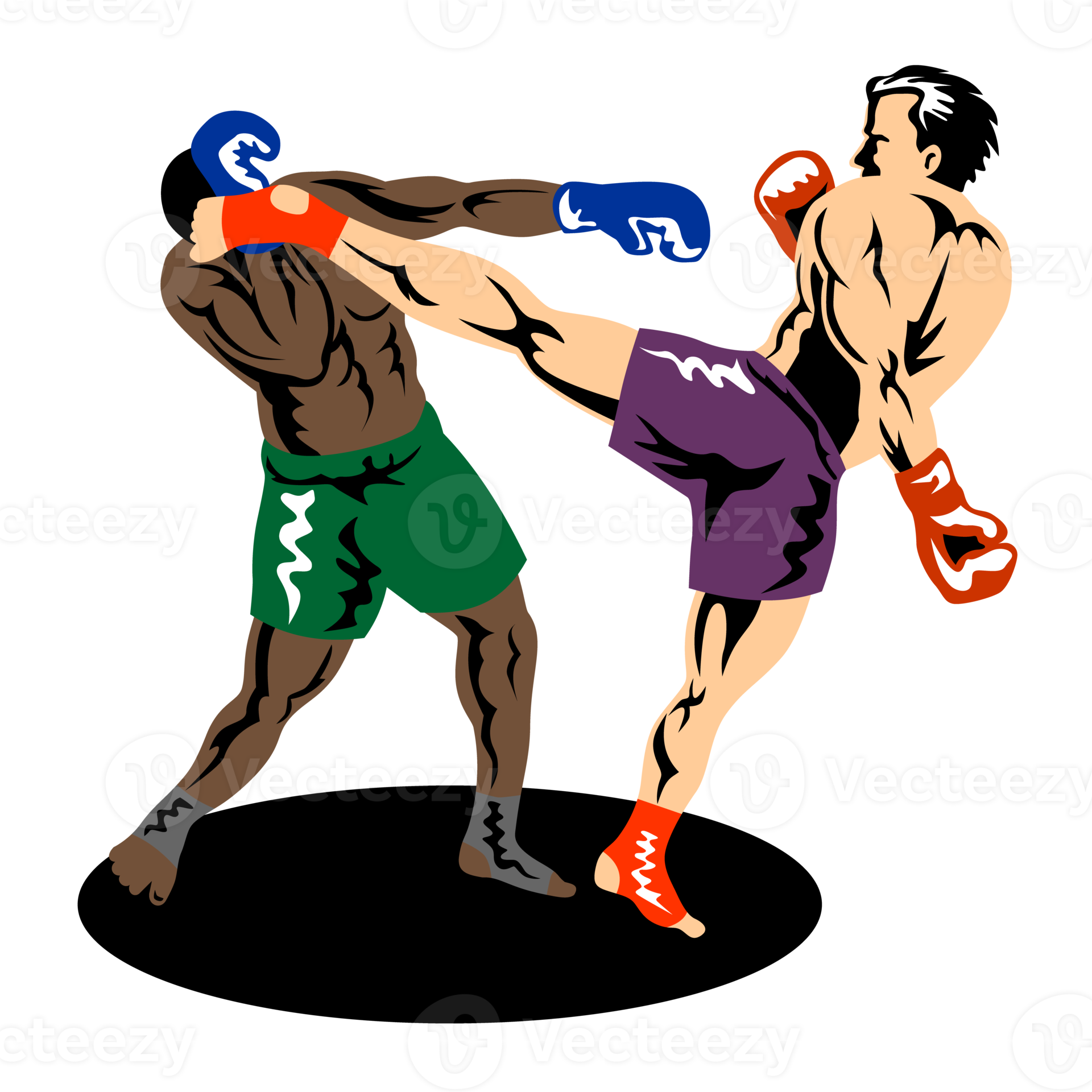 Kickboxer Side Kick 13869364 PNG