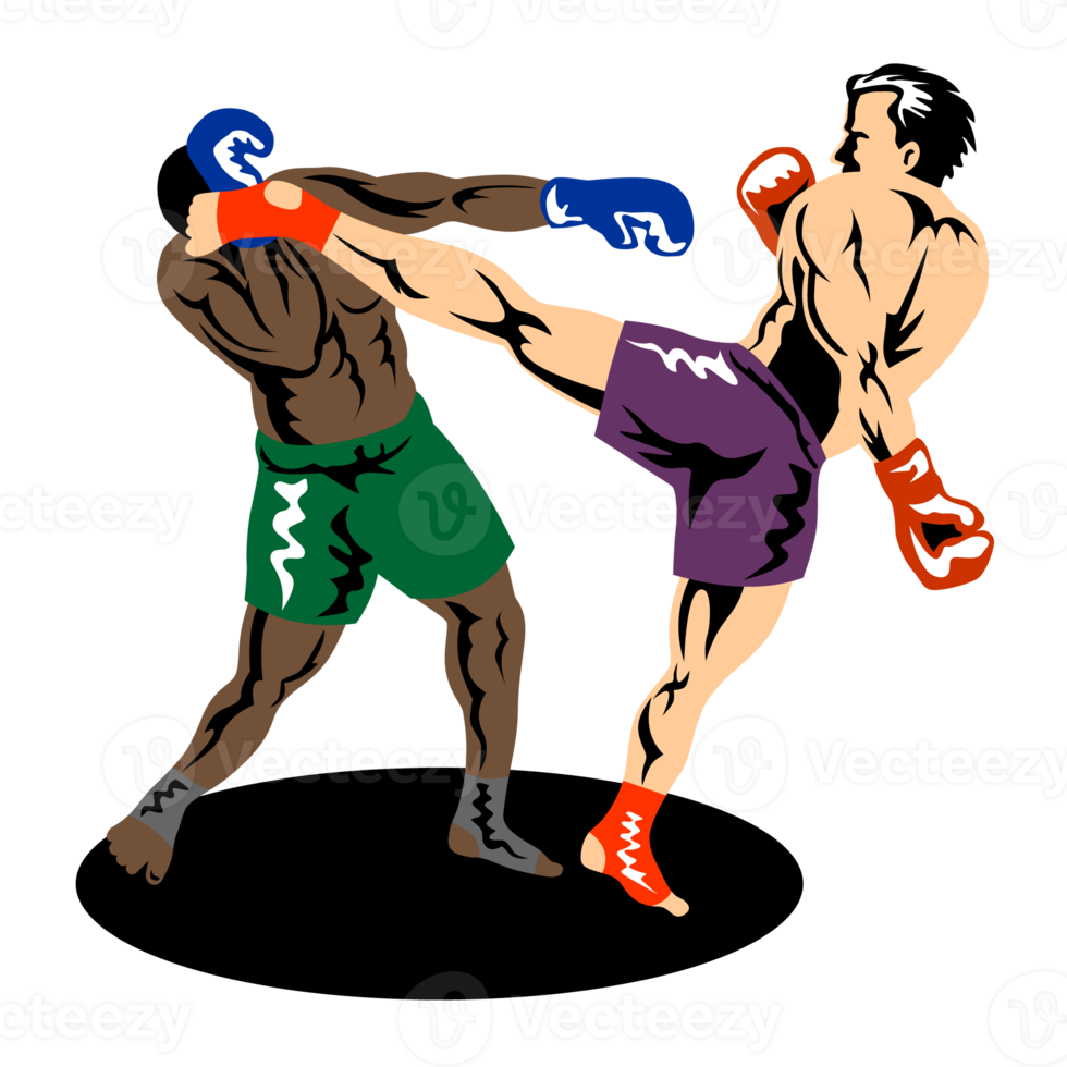 chute lateral kickboxer png