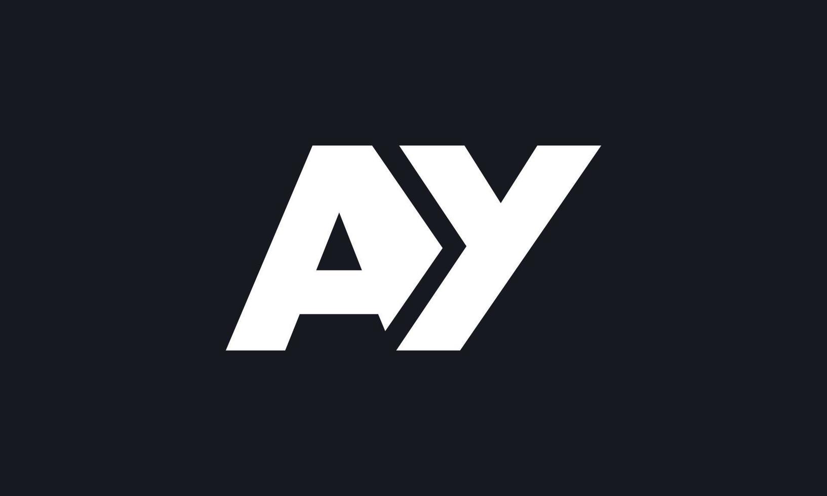 Letter AY logo design vector Pro vector 13869414 Vector Art at Vecteezy