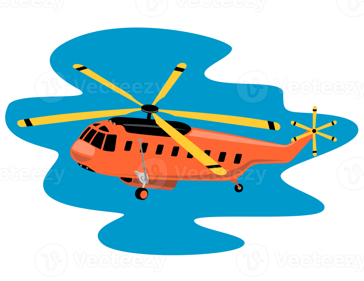 Helicopter Chopper Retro png