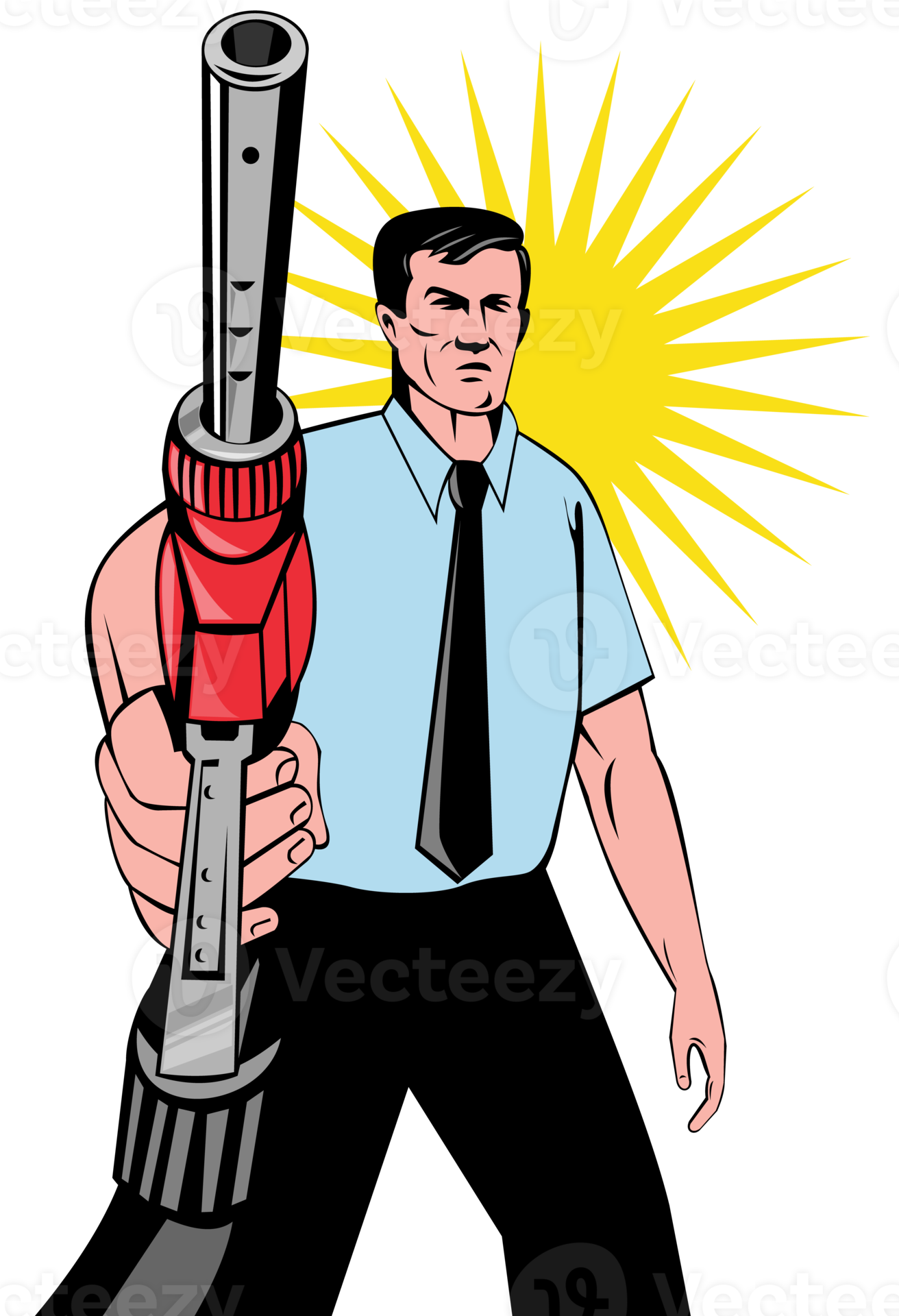 Gasoline Attendant Fuel Pump Nozzle 13869499 PNG